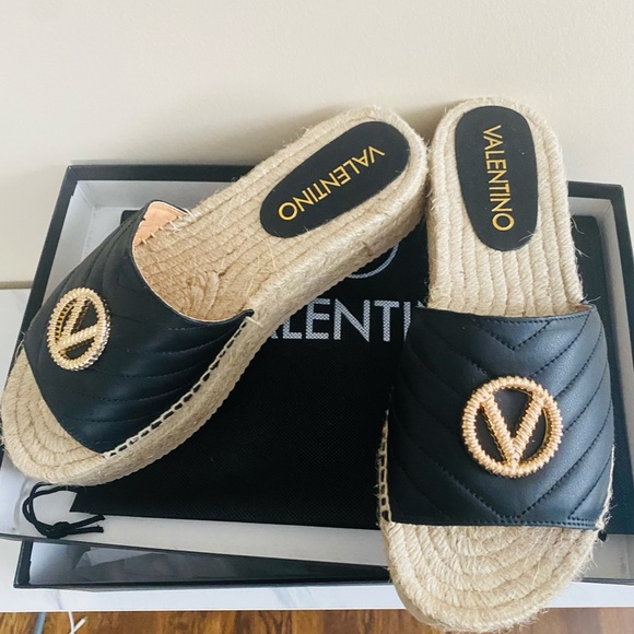 Valentino 100 % authentic espadrilles Sandals size 8 - Picture 2 of 6